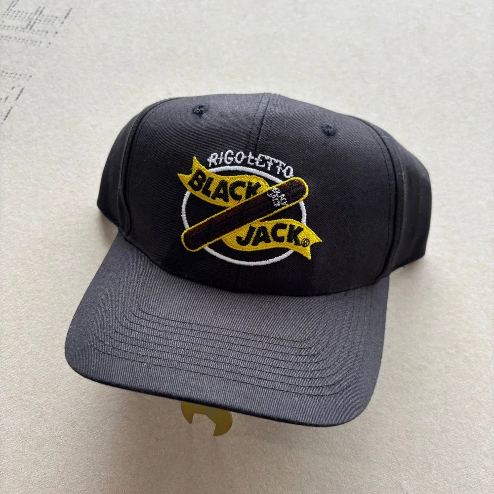 Vintage 90s Falcon Rigoletto Black Jack Hat NWOT